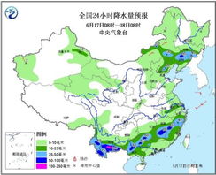 暴雨预警，18省区市将迎来大到暴雨的挑战